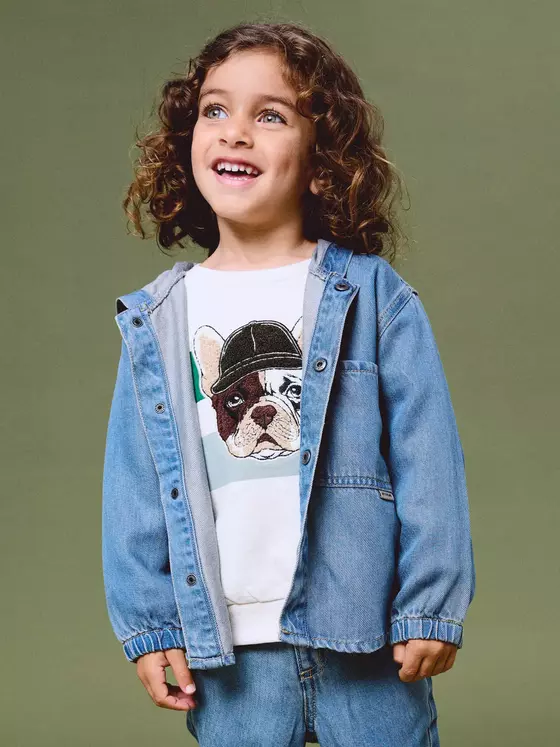 Name It Sweatshirt Dog Peyote Melange