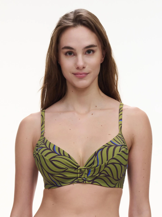 CHANTELLE Femilet RIVERO Bikini T-Shirt BH - Coffee Leaves