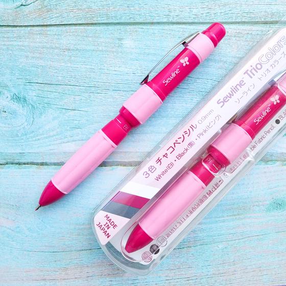 Sewline Trio Colors Stoffmarkiertstift - 3 Farben in einem Stift