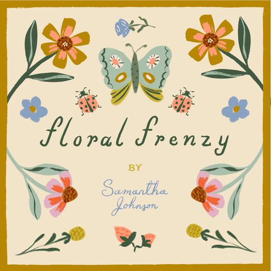 Cloud9 Floral Frenzy Stoff