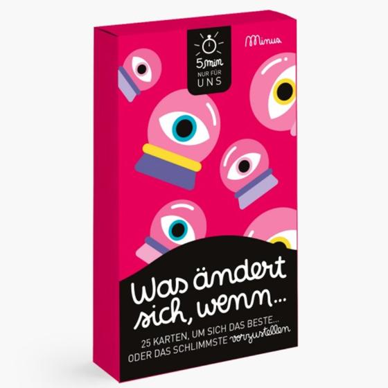 Minus Editions 5 Min Nur Für Uns Kartenspiel - WAS ÄNDERT SICH, WENN... - ab 8 Jahren
