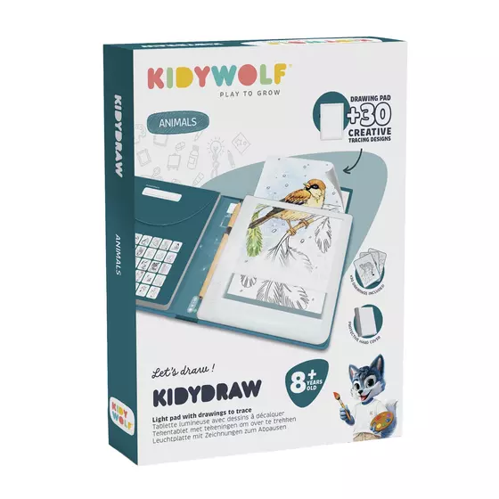 KIdywolf Leuchtende Designtafel Tiere