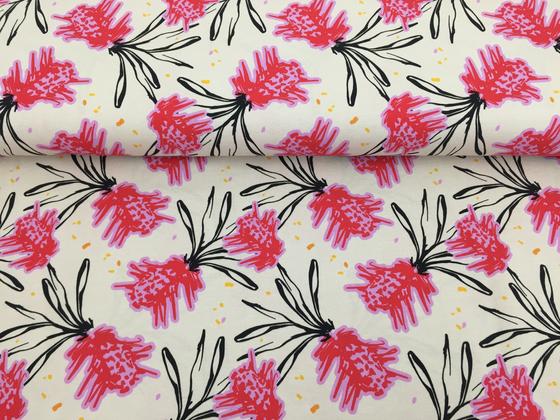 Jersey flower pink auf sand