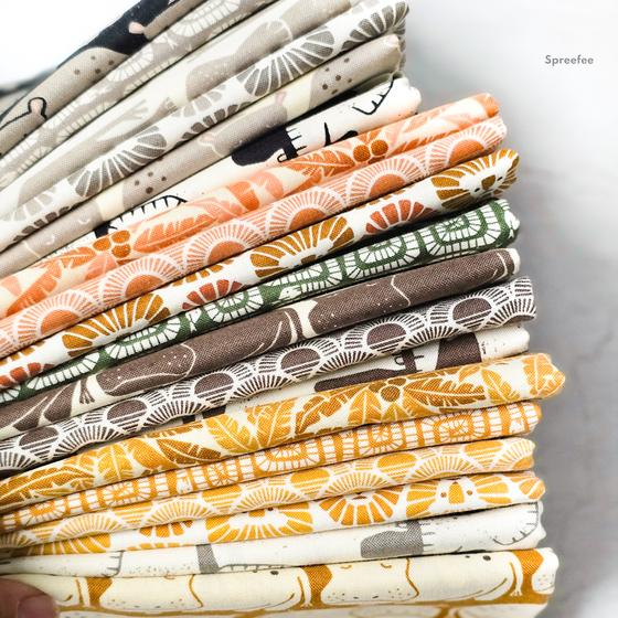 Stoff Elephant grau Rising Sun Loes van Oosten