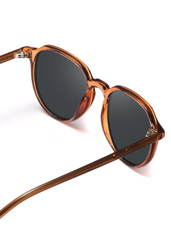 eco SHADES Sonnenbrille BONO -  transparent braun - Unikat 