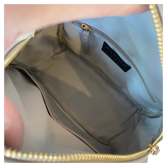 Maxima Rucksack, cappuccino, beige