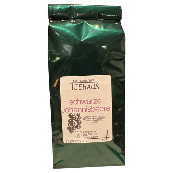 Schwarztee Schwarze Johannisbeere, 100g Tüte