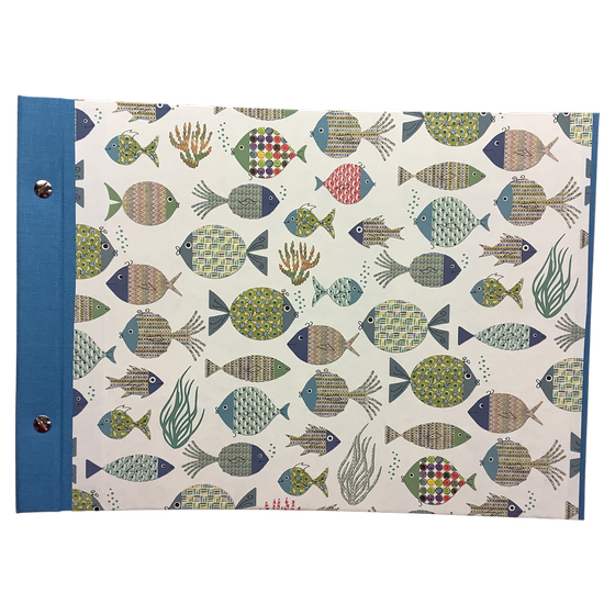 Fotoalbum - Fische, Italienisches Buntpapier