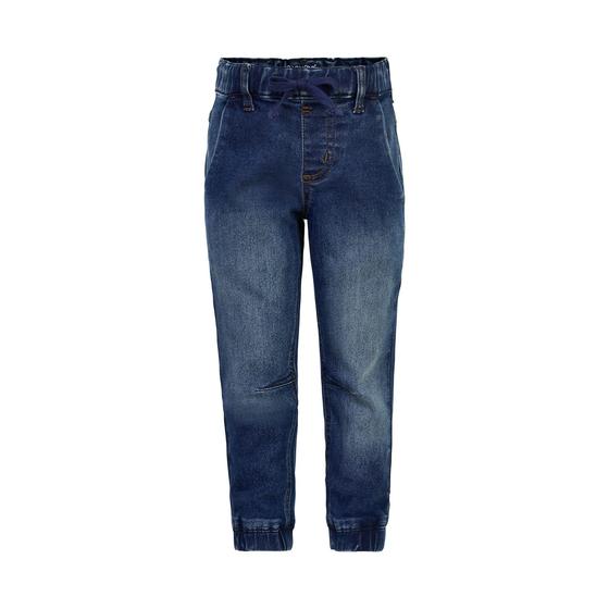 Jeans mit elastischen Bündchen, Bund verstellbar, denim