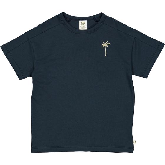 Müsli by Green Cotton T-Shirt Palm Night Blue