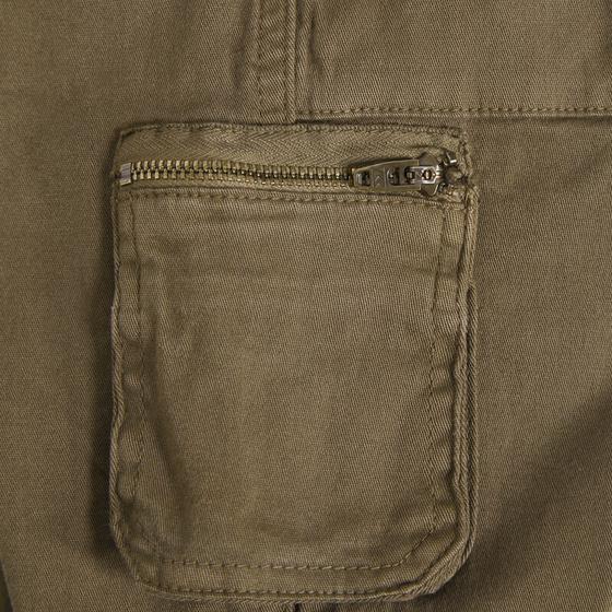 Twill-Hose mit Gummibündchen, khaki