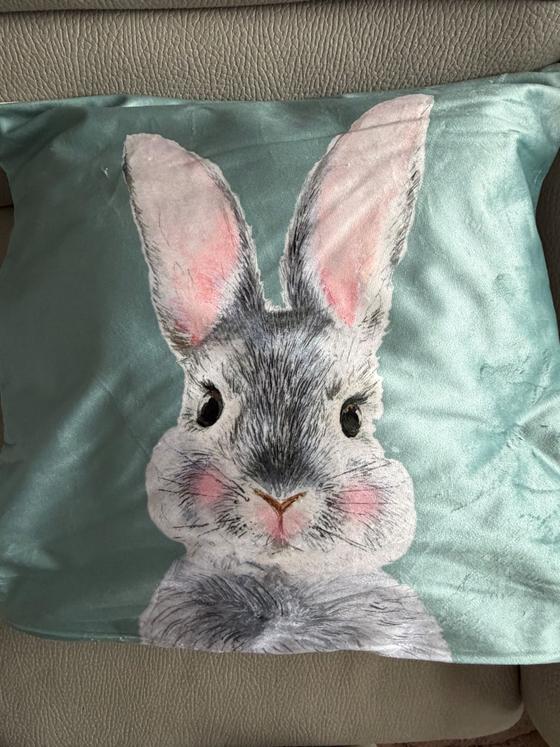 Kissenhülle "Häschen" 2erSet