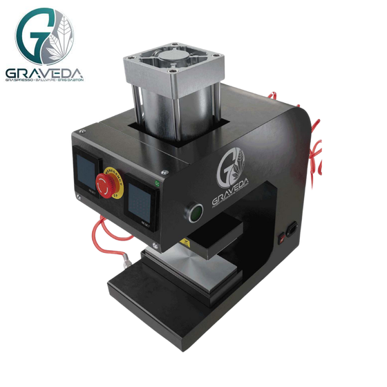 GRAVEDA, Graspresso Pneumatik Heißpresse, 5T