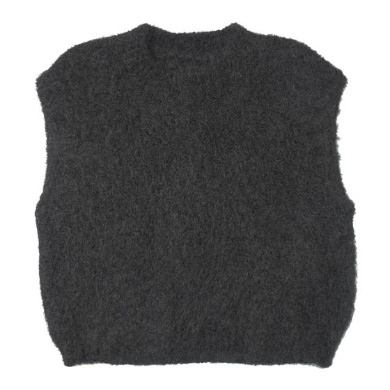 goldmarie Pullunder LOVE PEACE MOIN Neonschrift Label - schwarz