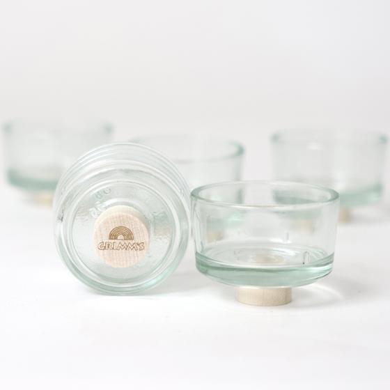 Grimm's Teelichthalter Glas