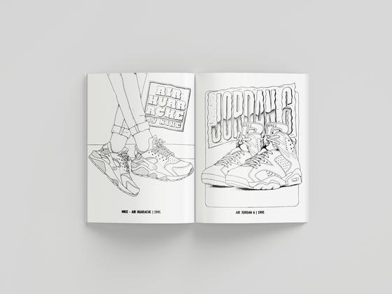 Sneaker Coloring Book