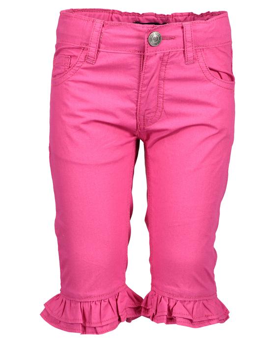 Capri-Hose, pink, reine Baumwolle