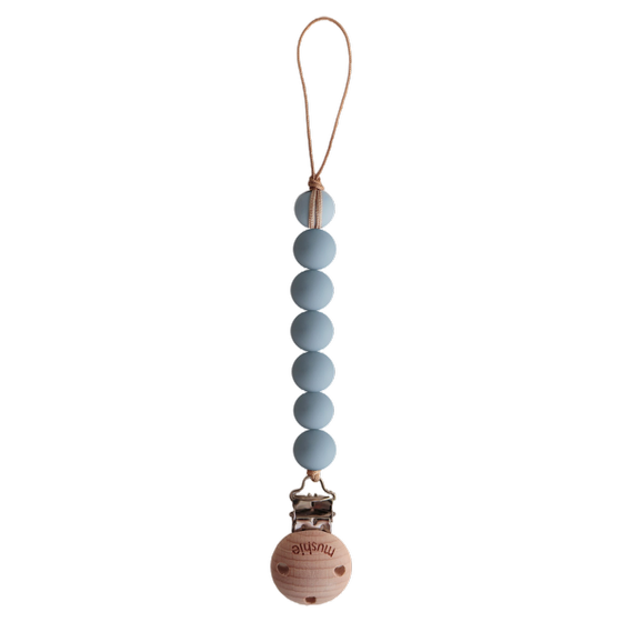 Mushie Pacifier Clips Halo Cloud