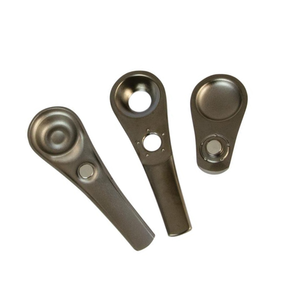 Metallpfeife, Spoon Pipe, Gold