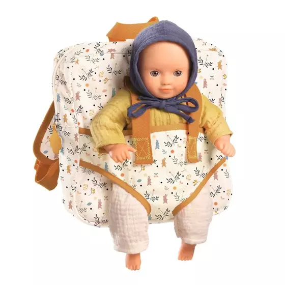 Djeco Pomea Puppen Rucksack Mit Puppentrage