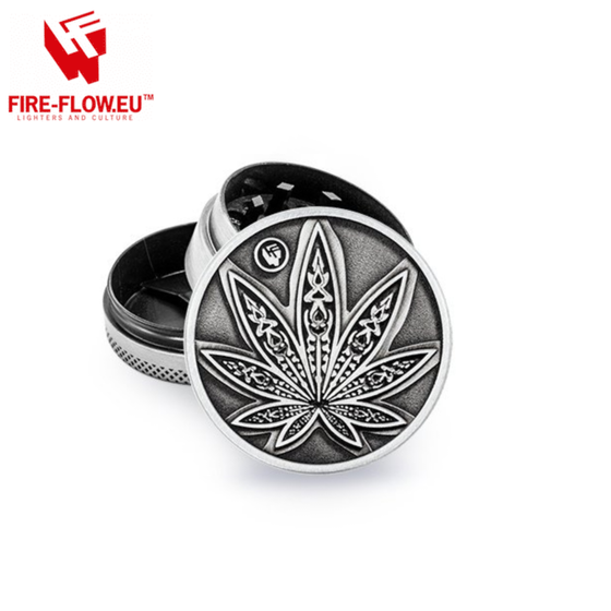 Grinder, Fire-Flow™, Neon Leaf, Metall, 3-teilig