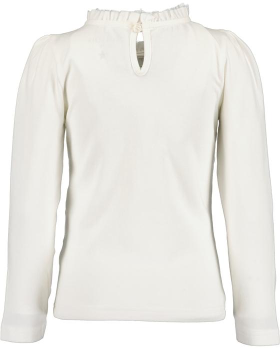 Langarmshirt "Schleifchen", Biobaumwolle, GOTS-zertifiziert, offwhite