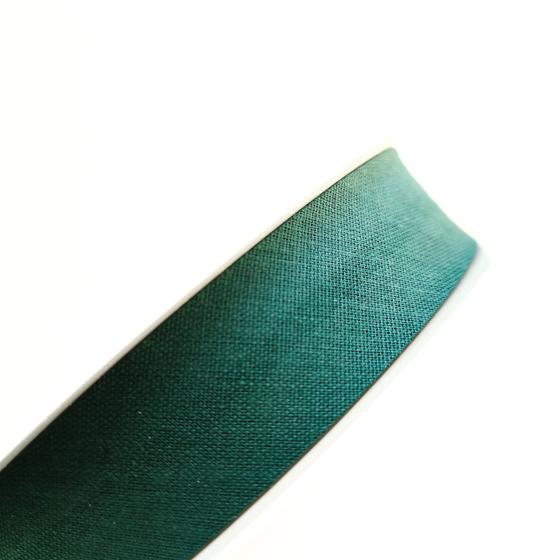 Schrägband Baumwolle 20mm uni - tannengrün