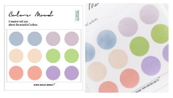 Color Mood Patell Sticker von "Some Mood Design" aus Korea