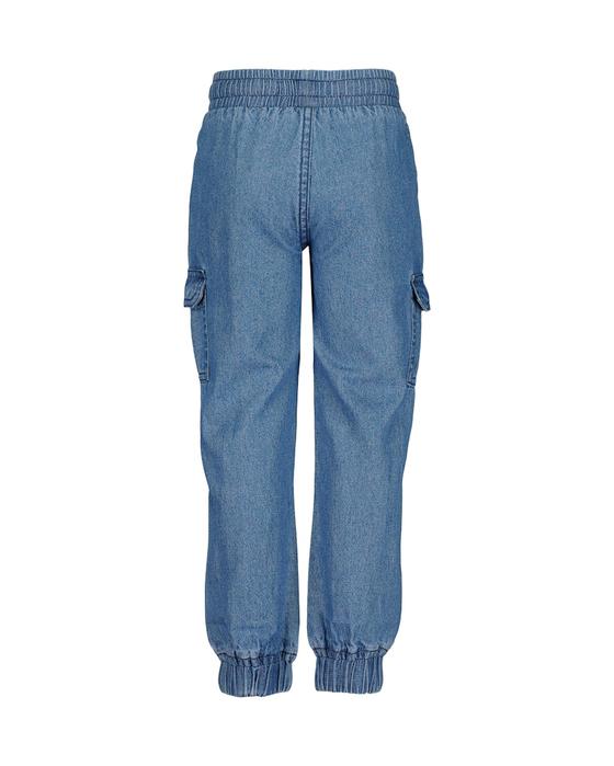 Luftige Hose im Denim-Stil