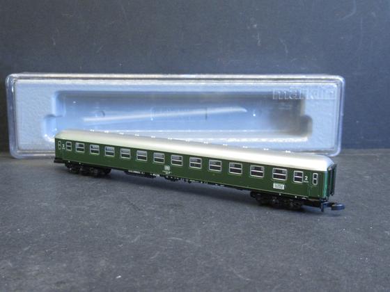 Märklin 8710 Schnellzugwagen Personenwagen 2 Klasse DB grün Spur Z OVP