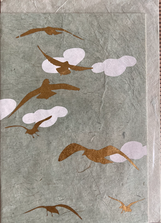 Daphne Karte "Vögel in den Wolken"