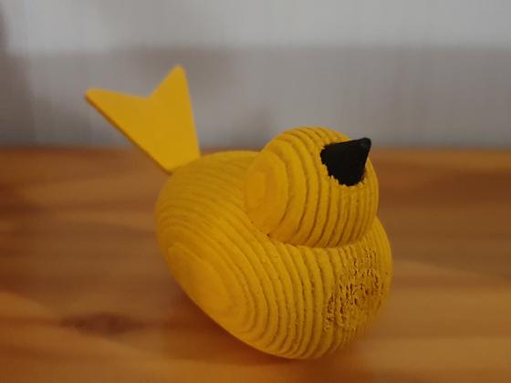 Holzvogel mini sitzend