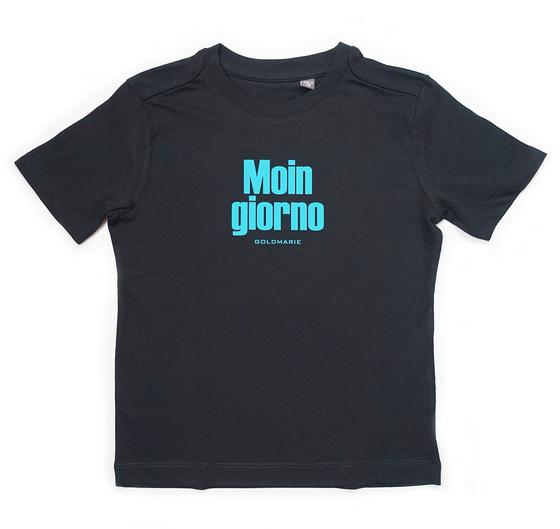 goldmarie MOINGIORNO Kinder T-Shirt Susi - schwarz-petrol