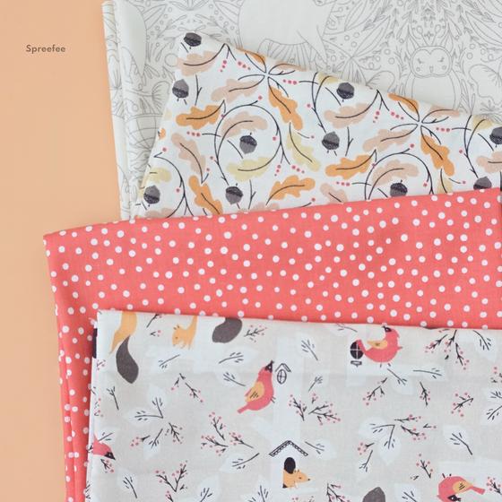 Fat Quarter Paket (4 FQ) - Woodland Wonder