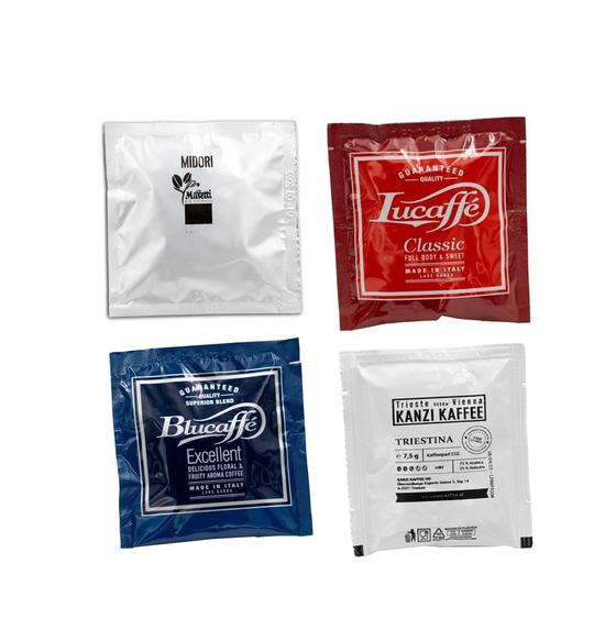 ESE Pads Proben_Schönbergers Kaffeegreissler