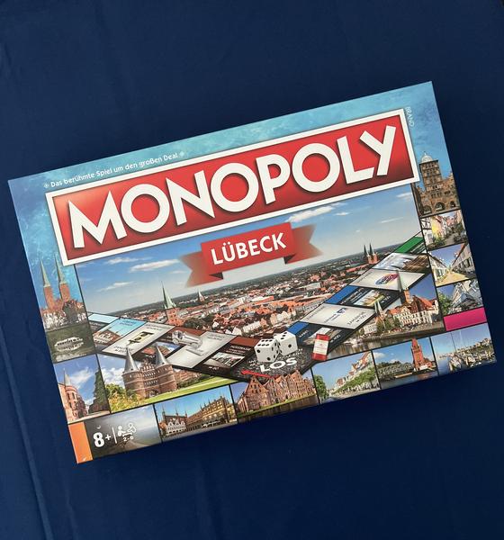 Spielkarton "MONOPOLY Lübeck"