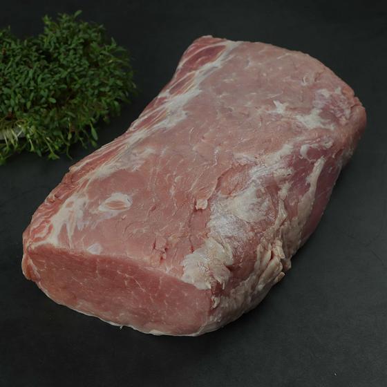 Schweinelachs vom Offenstallschwein, roh