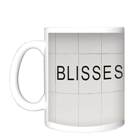 Ubahntasse, Ubahnhof Blissestrasse U-Bahn-Haltestelle Souvenir Tasse Berlin von tom bäcker - U7 - Wilmersdorf - Berliner Straße - Ubahnhof - Ubahn - Subway 
