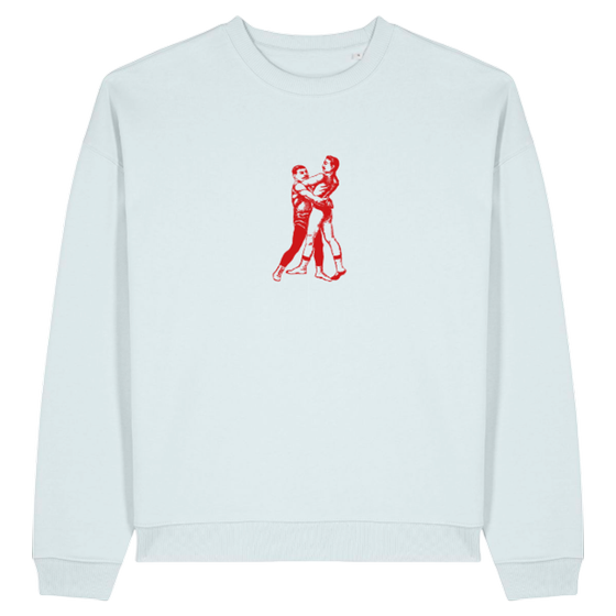 Sweatshirt "I played on a playground in Berlin" ICE BLUE