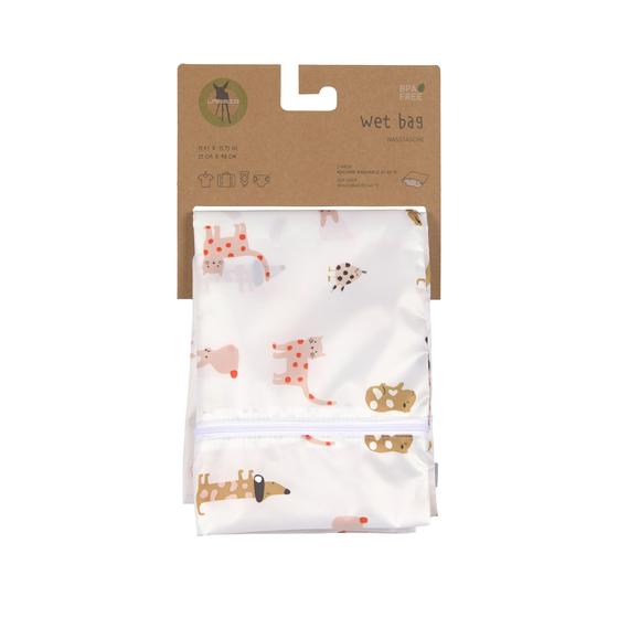 2er-Pack Wetbags "Little Mateys", Nasstasche, BPA-frei, waschbar, spicy orange