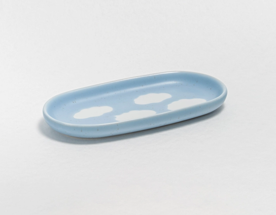Tablett | Cloud Tray Small – Satin Blue