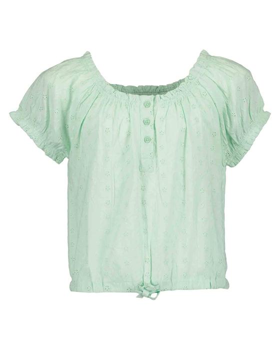 Bluse, reine Baumwolle, zartgrün