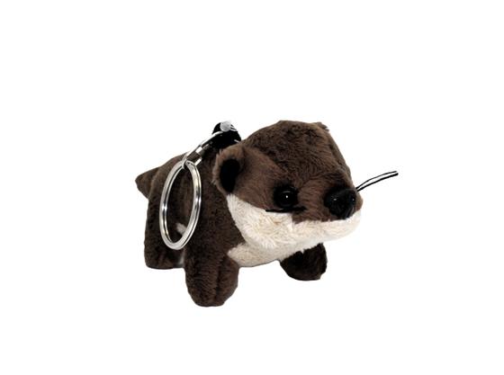 Plüsch Otter Schlüsselanhänger