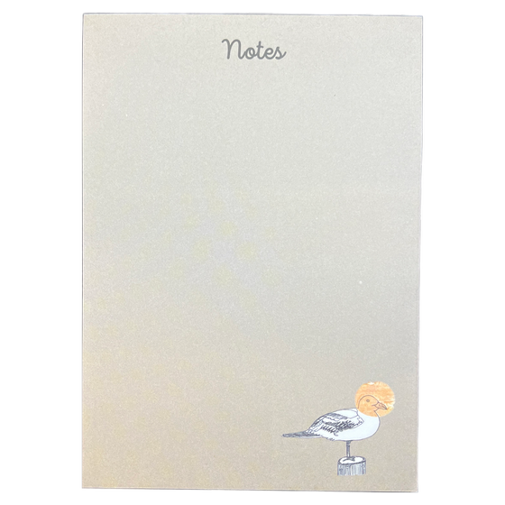 Notizblock Spitzenkunst "Möwe", 50 Blatt