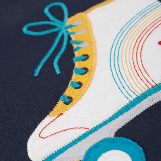 Frugi Langarmshirt Roller Skate Indigo