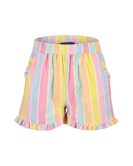 Web-Shorts, reine Baumwolle, buntgestreift