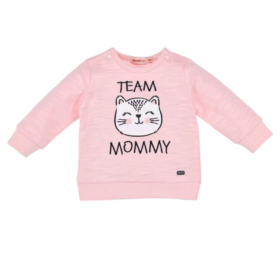Langarmshirt "Team Mommy", reine Baumwolle