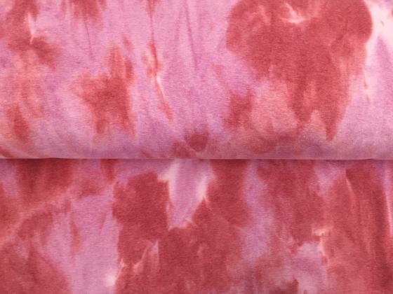 Alpenfleece Batik rosa