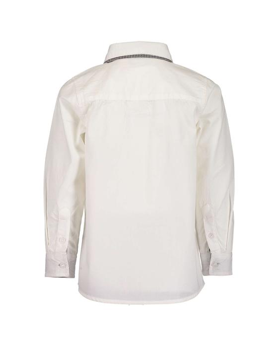 Hemd mit raffiniertem Doppelkragen, Button-down, weiß