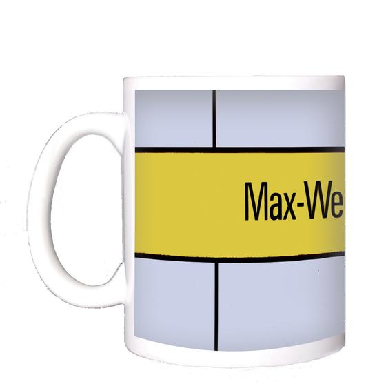 U-Bahn-Tasse München, U-banhhof Max-Weber-Platz, Bayerns Landeshauptstadt München, Kaffeetasse, Lieblingstasse, tom baecker, a-point-of-view, Haltestelle, Münchner U-Bahn, Geschenkidee, Geschenk für Münchnerin, kreative Geschenkidee